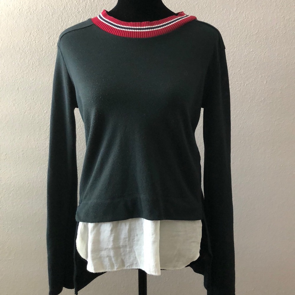 Fancy long sleeve thin sweater